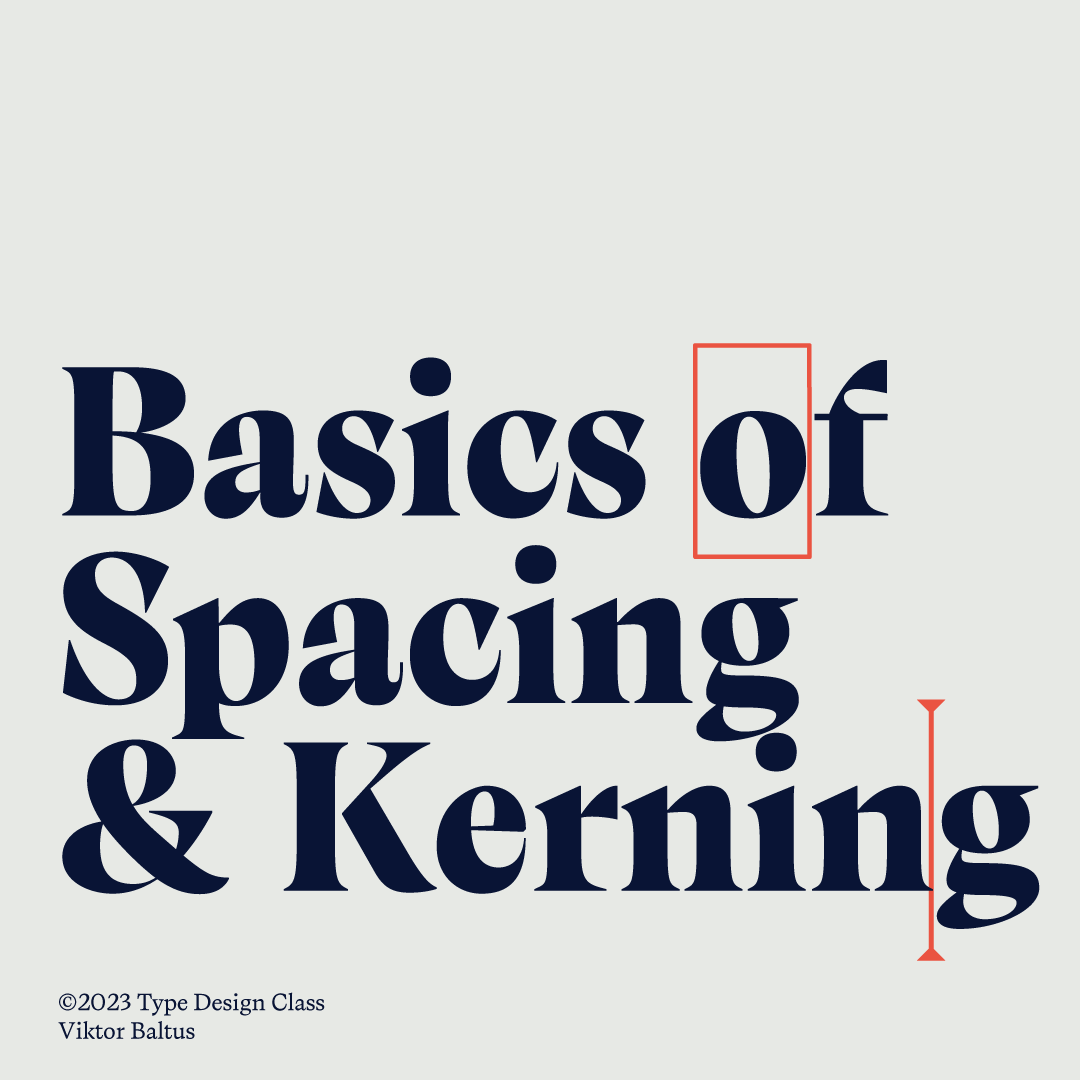 Spacing and Kerning your font