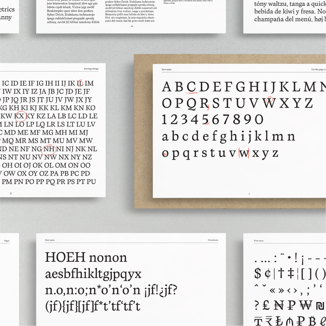 What is Font Proofing?